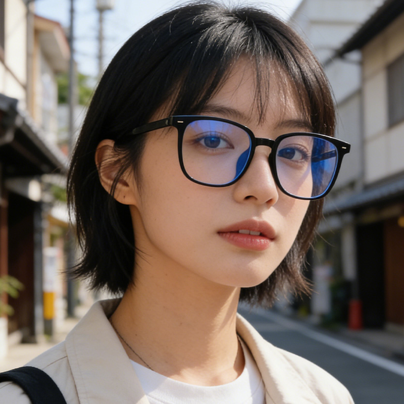 Women'S Fashion Reading Glasses - Simple Plastic Square Frame For Men