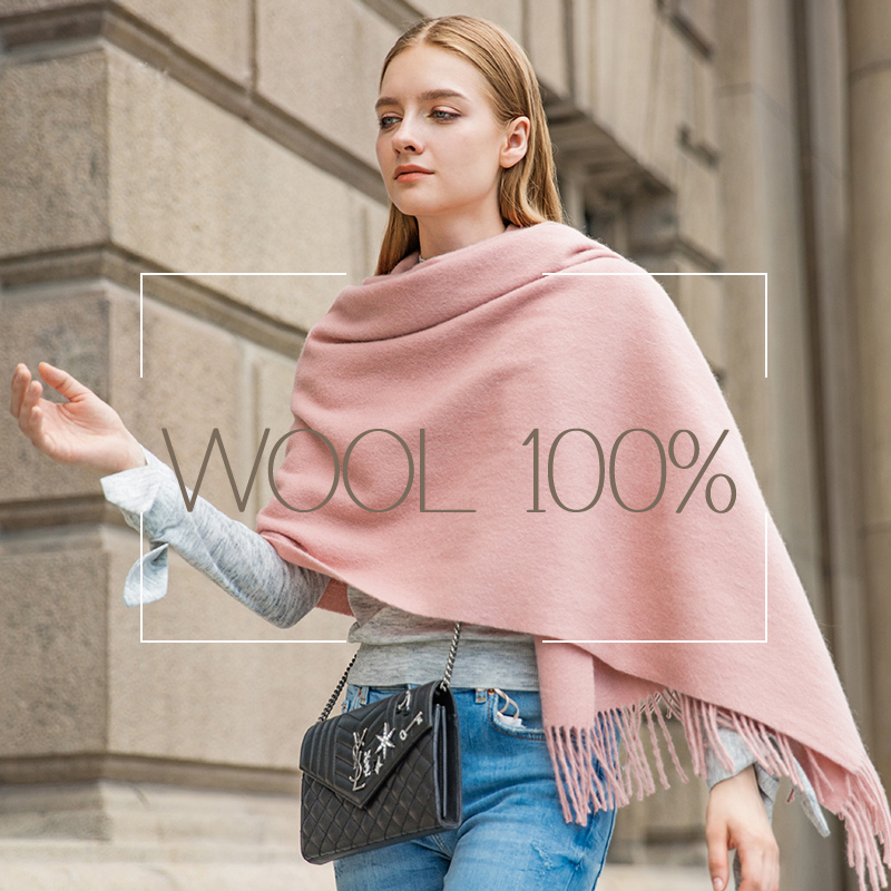 Women'S Fashion Poncho - LEN MÙA ĐÔNG Khăn Choàng Nữ