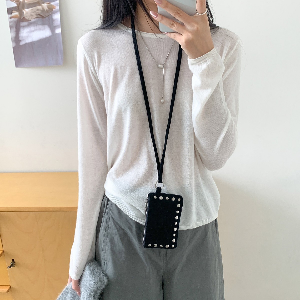 NEW Studded Shoulder Bag Mini  - đánh giá và giá Coin Purse Women