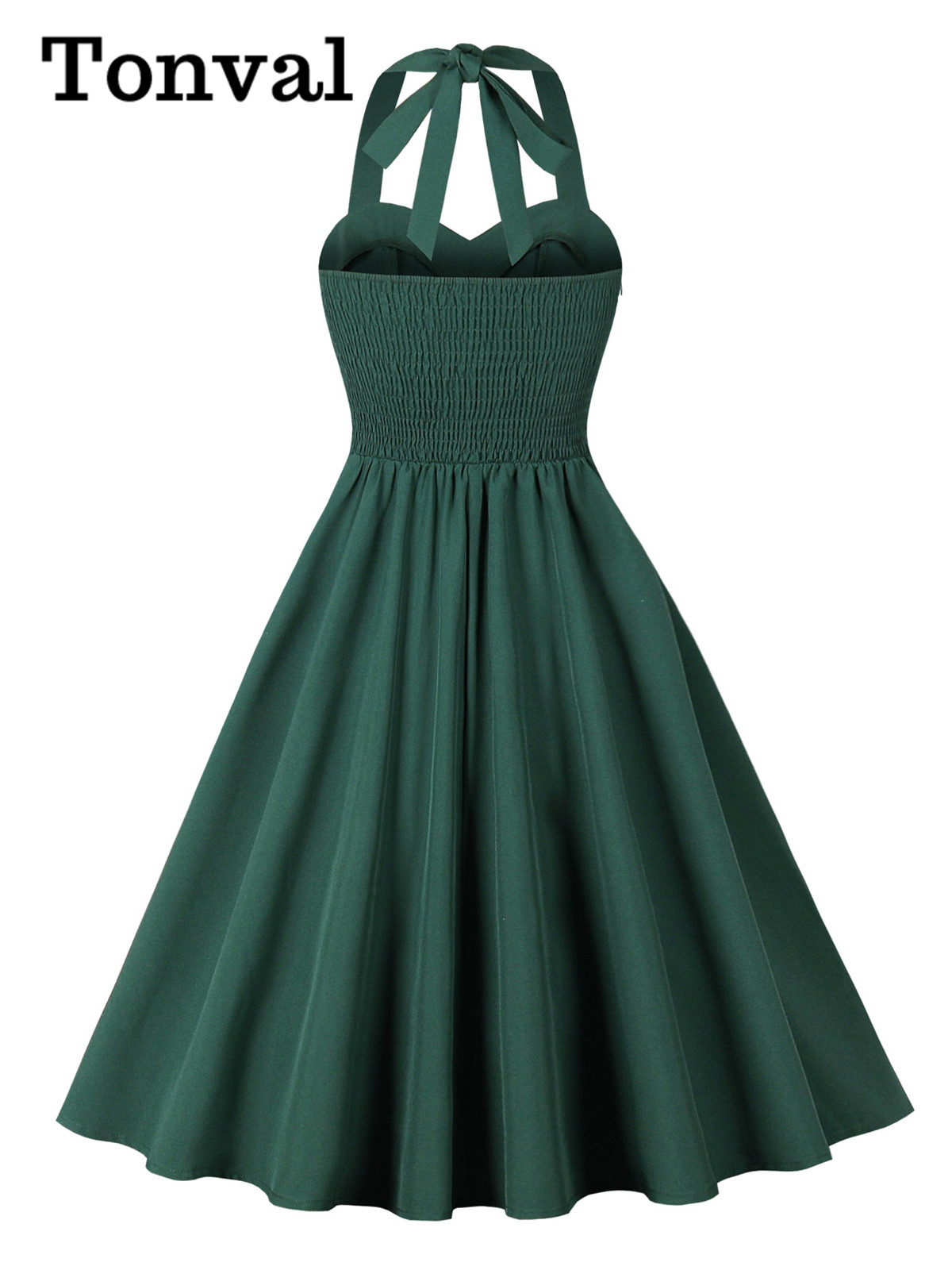 Tonval Halter Neck 50s Retro P - đánh giá và giá Women'S Fashion Of The 50S