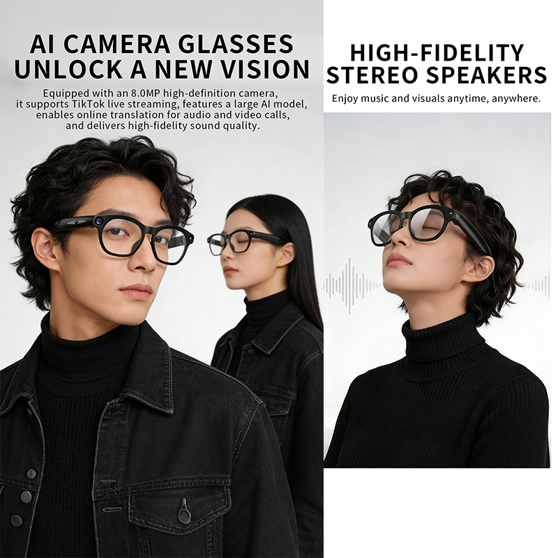 New Fashionable Smart Glasses  - đánh giá và giá Women Fashion Video
