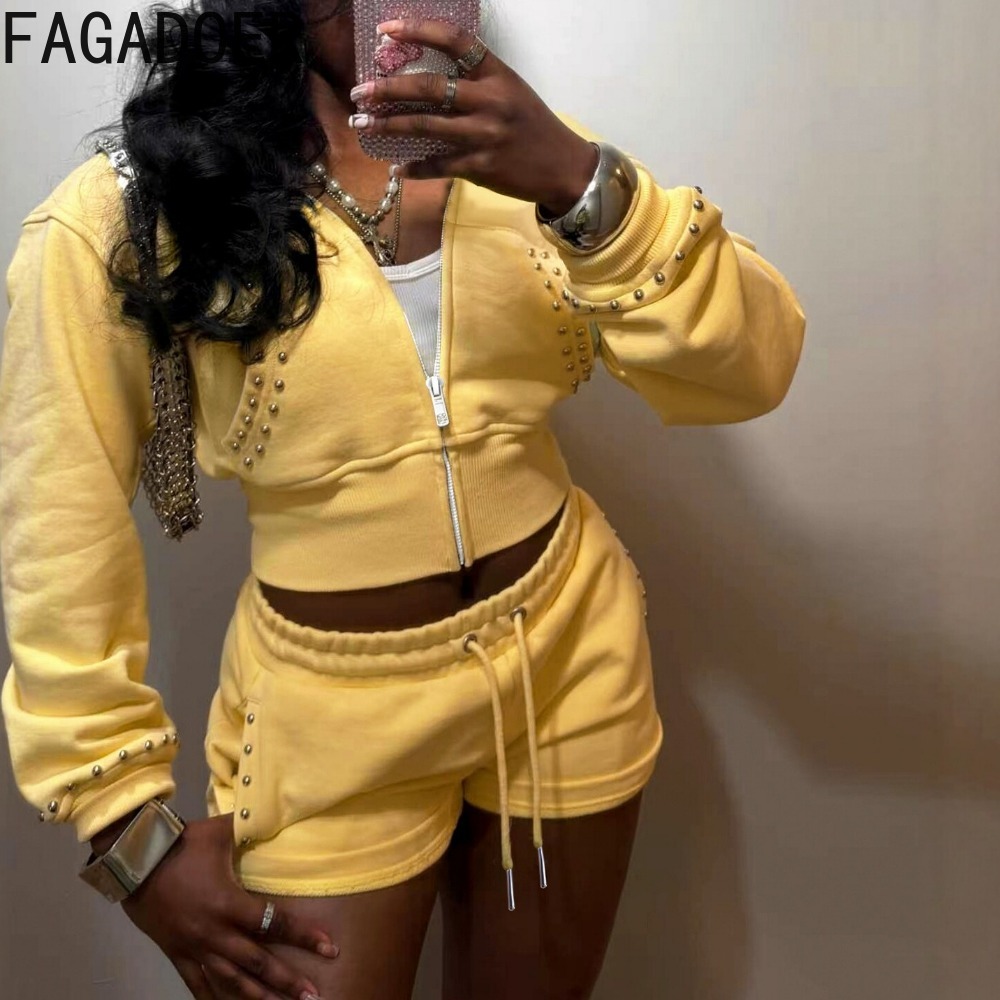 FAGADOER Casual Daily Sports 2 - đánh giá và giá Women'S Fashion Zip Hoodie