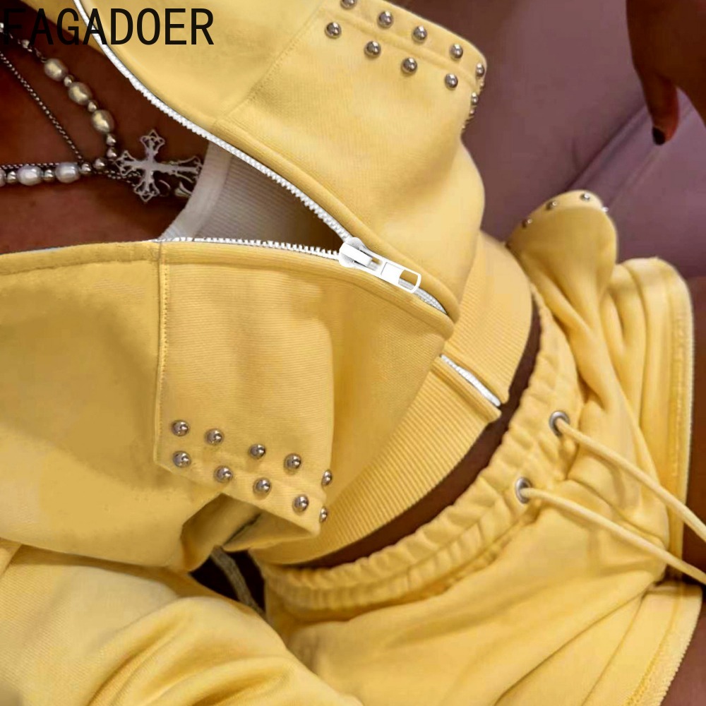 FAGADOER Casual Daily Sports 2 - đánh giá và giá Women'S Fashion Zip Hoodie