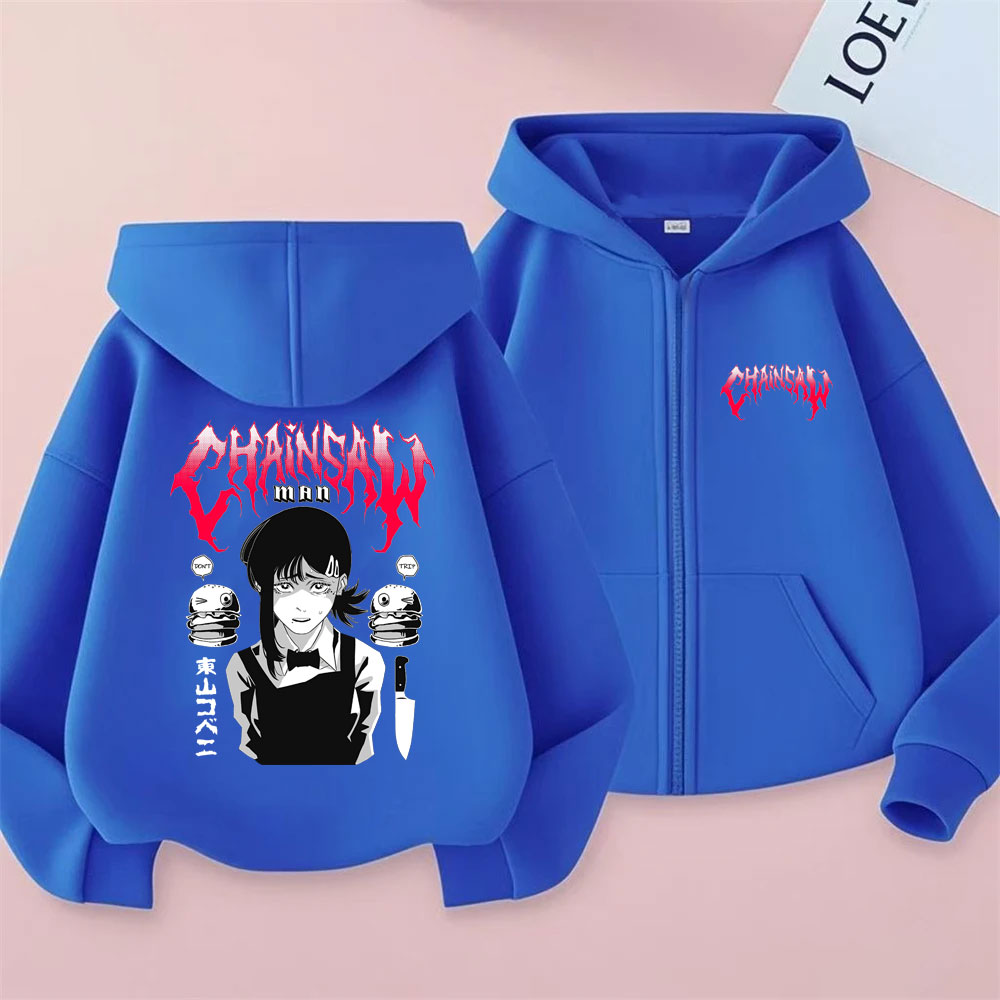 Custom Custom Anime Chainsaw M - đánh giá và giá Women'S Fashion Zip Hoodie