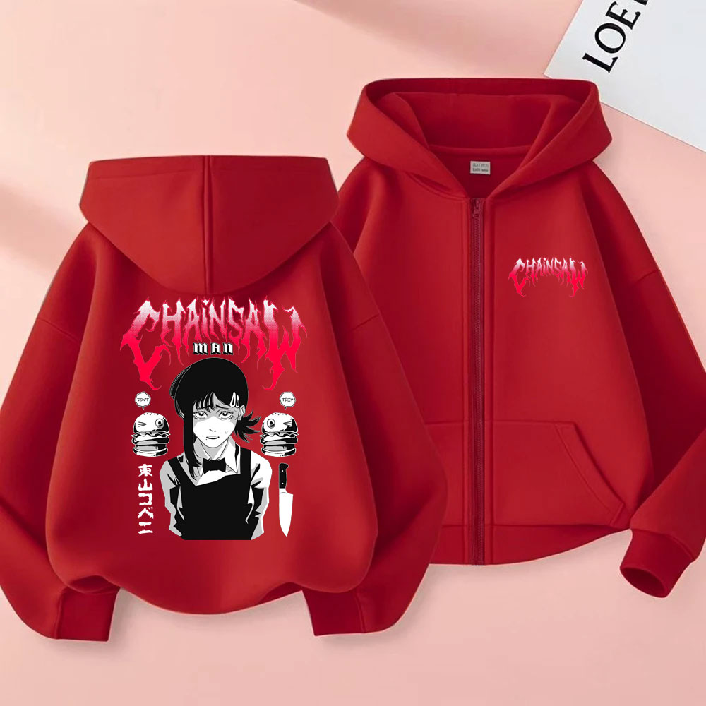 Custom Custom Anime Chainsaw M - đánh giá và giá Women'S Fashion Zip Hoodie