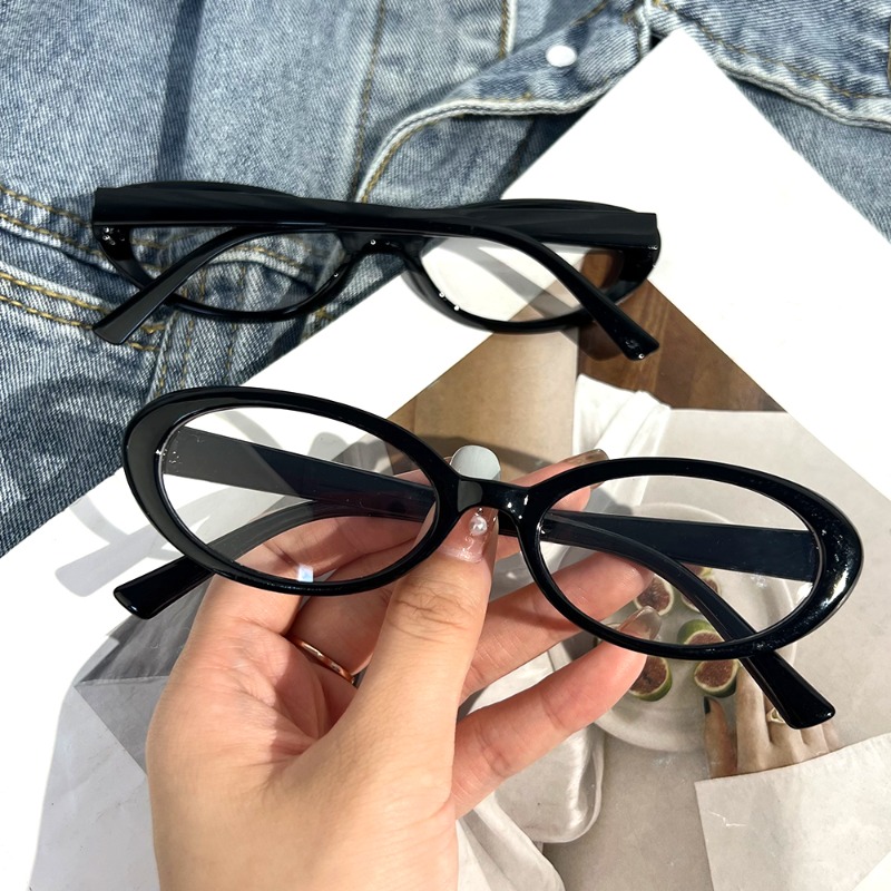 New Y2K Oval Frame Glasses Ret - đánh giá và giá Women'S Fashion Reading Glasses