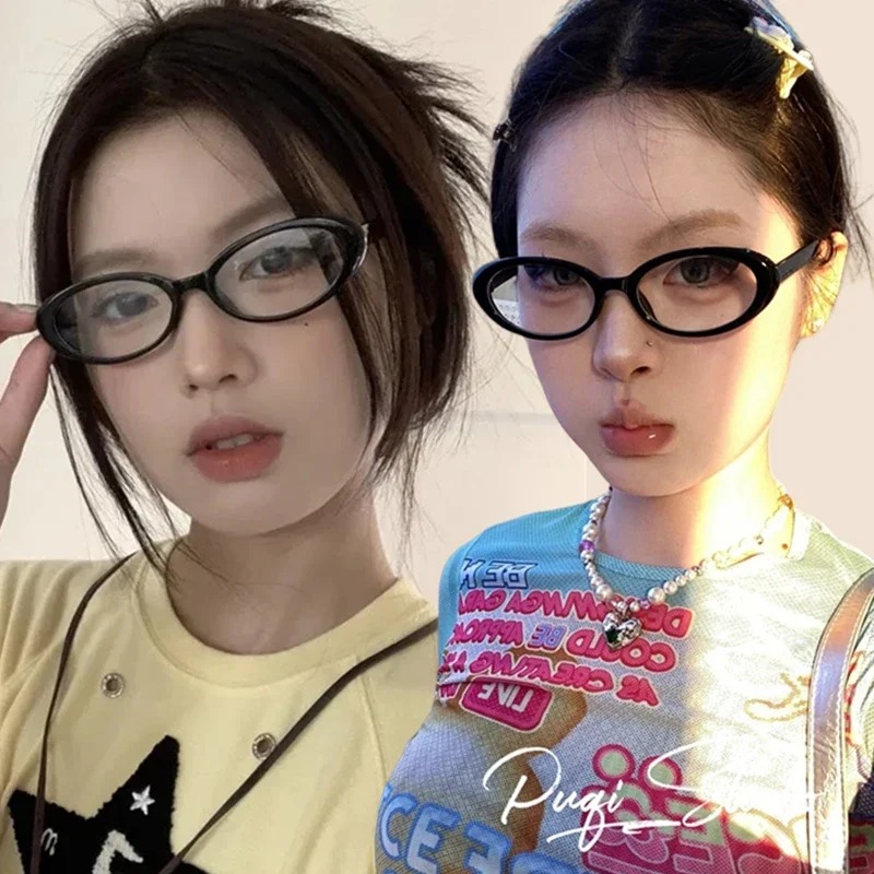 New Y2K Oval Frame Glasses Ret - đánh giá và giá Women'S Fashion Reading Glasses