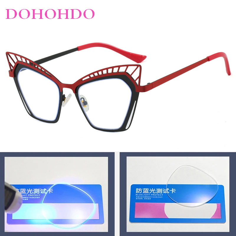 Fashion Design Metal Hollow Ca - đánh giá và giá Women'S Fashion Reading Glasses