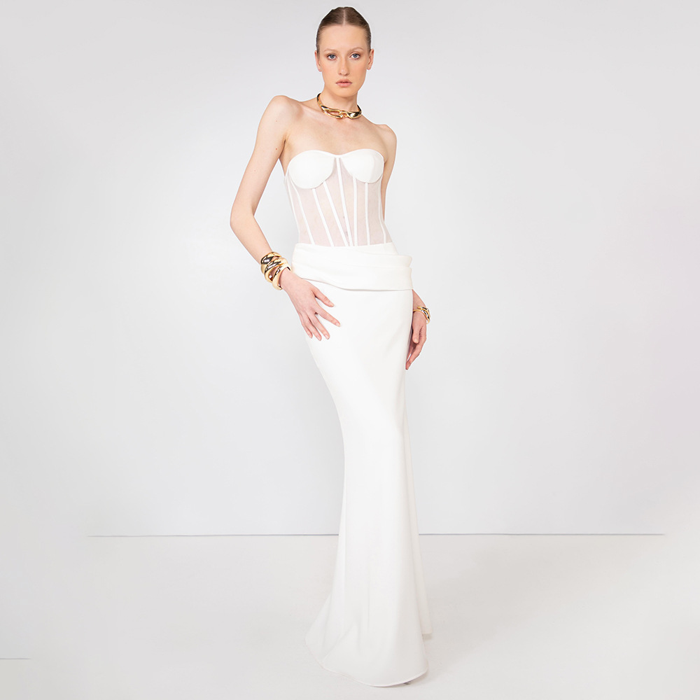 Sexy See-through Fishbone Even - đánh giá và giá Women Fashion Dress Names