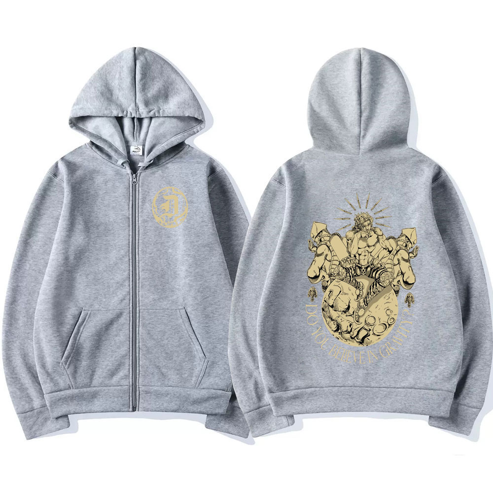 Anime Jojo Bizarre Adventure Z - đánh giá và giá Women'S Fashion Zip Hoodie