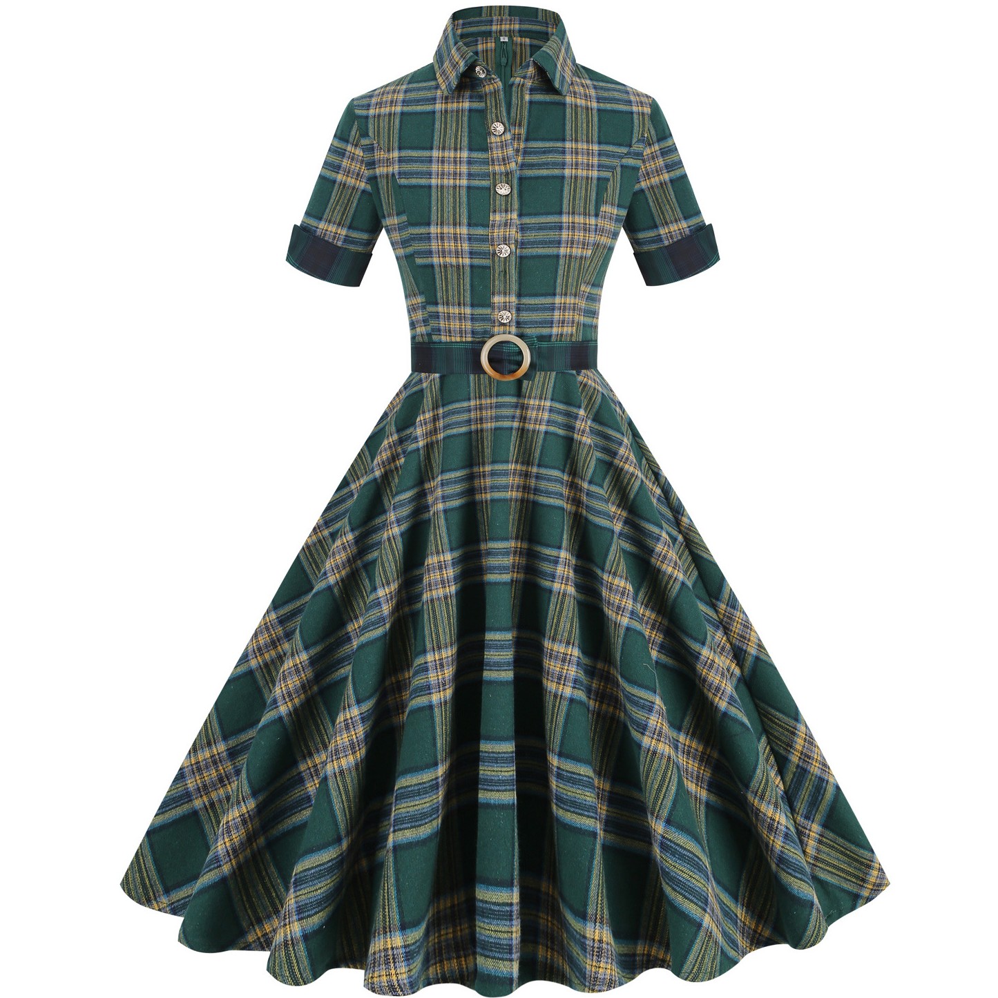 Women Pin Up Lattice Print Cas - đánh giá và giá Women'S Fashion Of The 50S