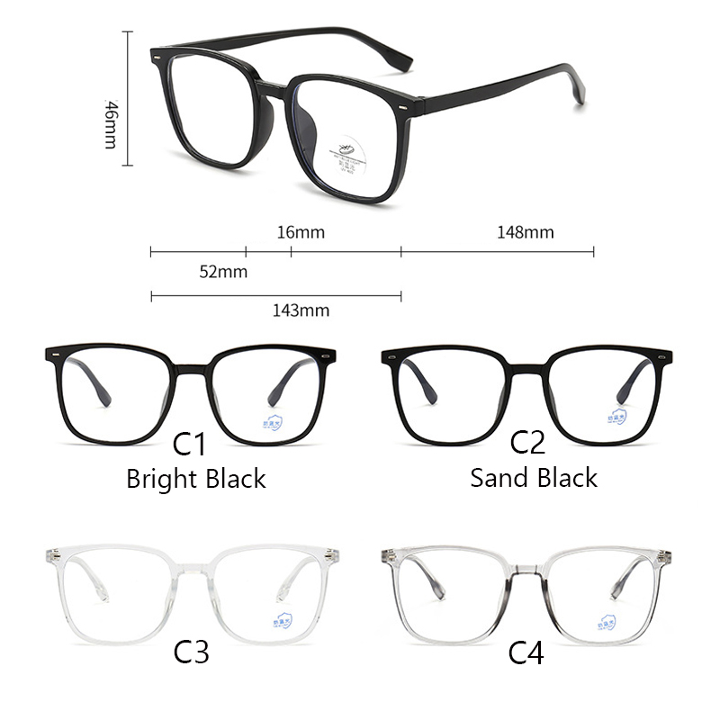 Simple Plastic Square Frame Fo - đánh giá và giá Women'S Fashion Reading Glasses