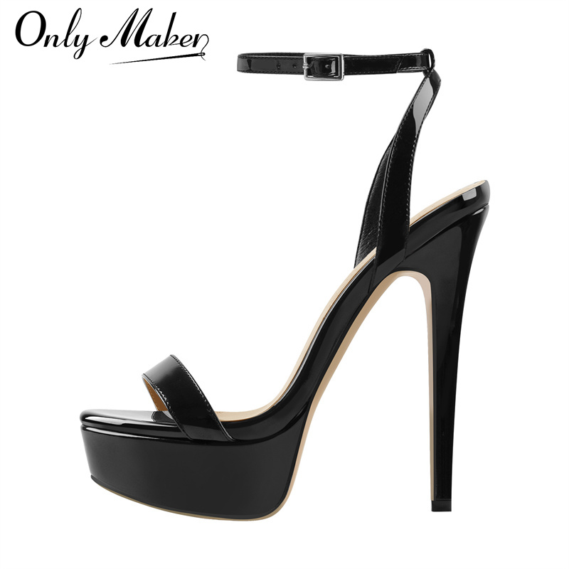 Onlymaker Nữ Hở Mũi Đế Dày Mỏn - đánh giá và giá Spaghetti Strap Dress