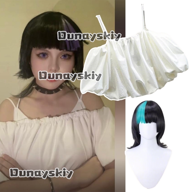 aBc01Hoshi Kirara Roro Cosplay - đánh giá và giá Off Shoulder Top