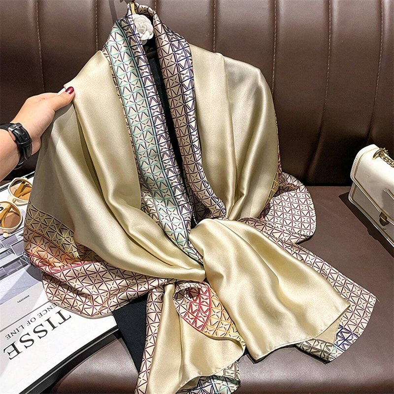 2024 Silk Scarves Women Luxury - đánh giá và giá Women'S Fashion Poncho