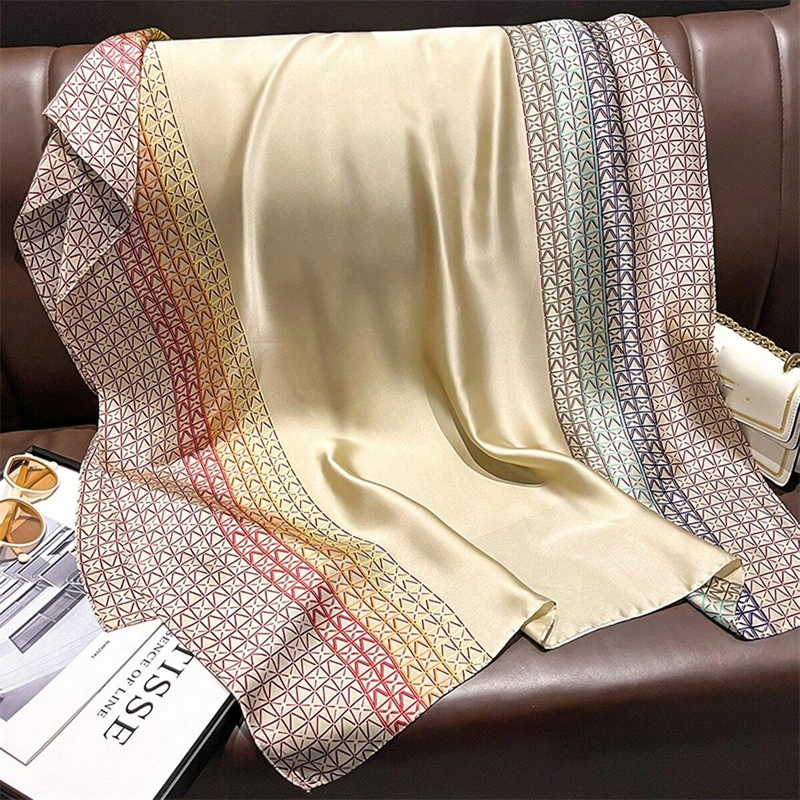 2024 Silk Scarves Women Luxury - đánh giá và giá Women'S Fashion Poncho