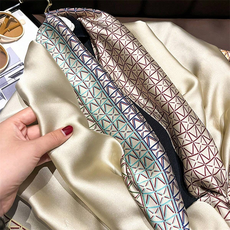 2024 Silk Scarves Women Luxury - đánh giá và giá Women'S Fashion Poncho