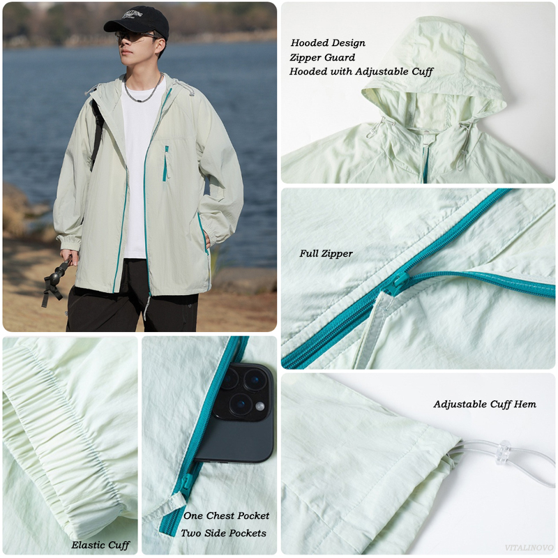 VITALINOVO Unisex Outdoor Wate - đánh giá và giá Women'S Fashion Zip Hoodie