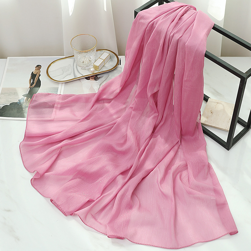 Women Thin Silk Scarf Solid So - đánh giá và giá Women'S Fashion Poncho