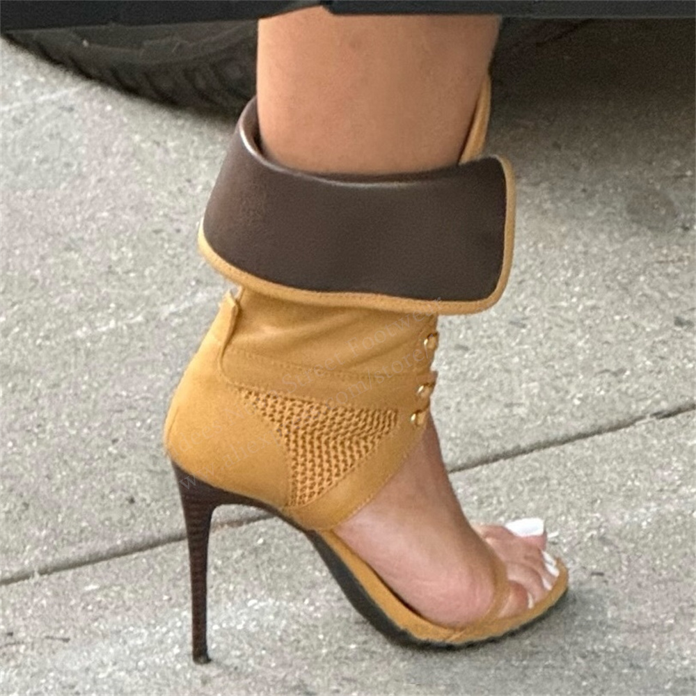 Women Open Toe Stilettos Lace  - đánh giá và giá Spaghetti Strap Dress