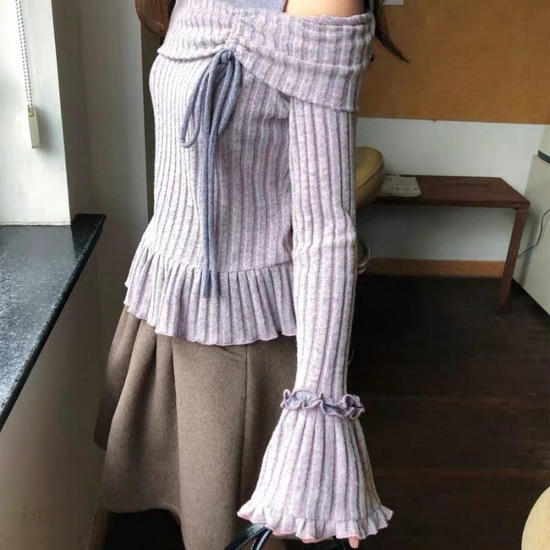 Long Sleeve Top Women Autumn W - đánh giá và giá Off Shoulder Top