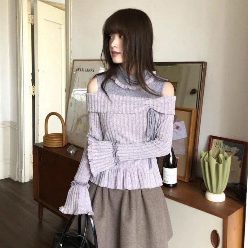 Long Sleeve Top Women Autumn W - đánh giá và giá Off Shoulder Top