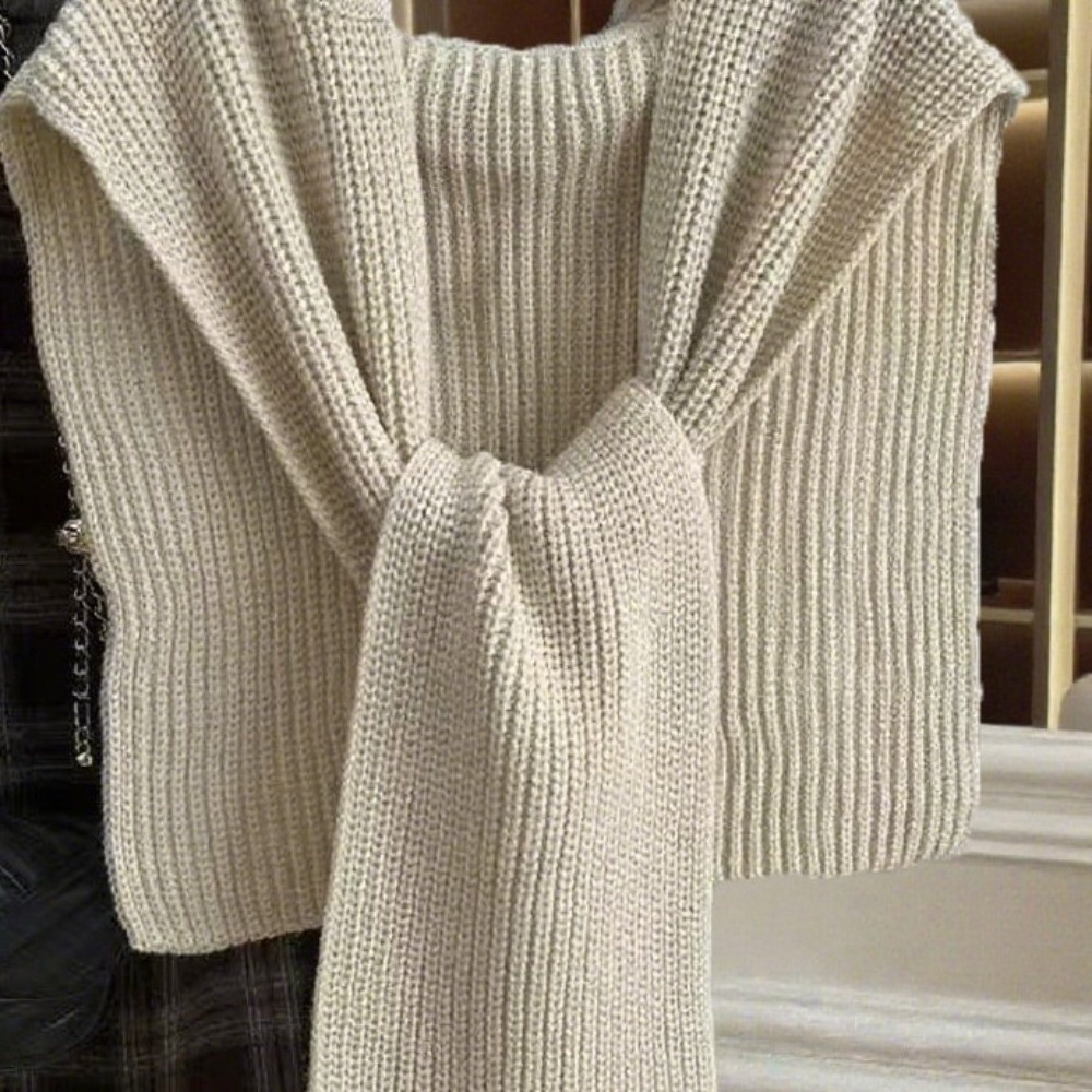 Scarf Oversized Knit Cape Shaw - đánh giá và giá Women'S Fashion Poncho