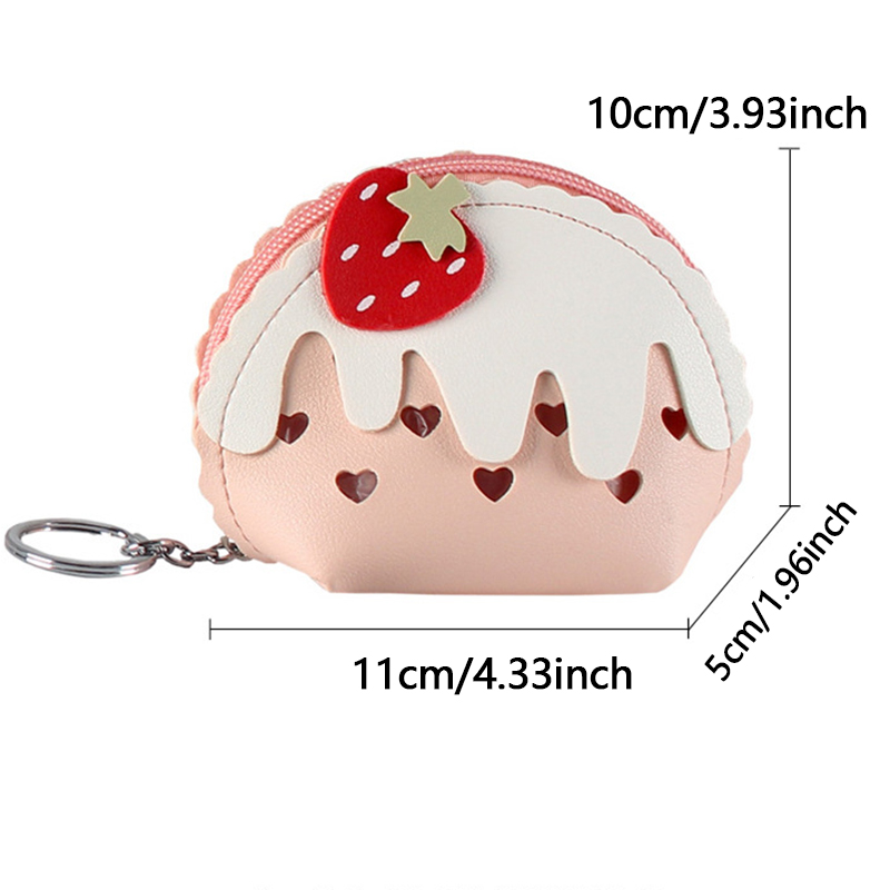 Cute strawberry ice cream mini - đánh giá và giá Coin Purse Women