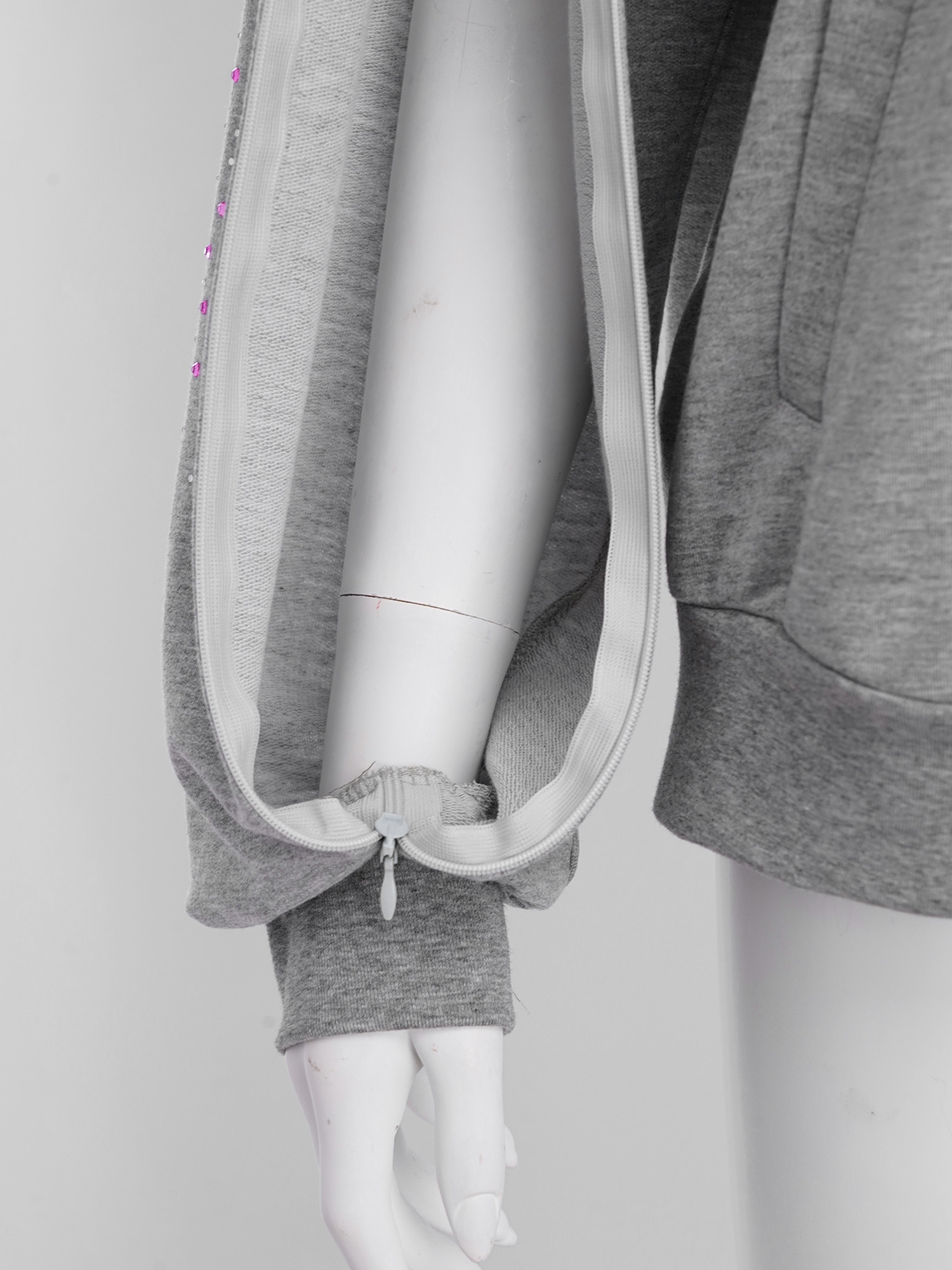 Ladies Full Zip Hoodie with Ar - đánh giá và giá Women'S Fashion Zip Hoodie