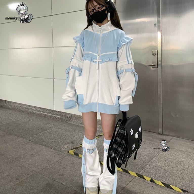 Y2K Kawaii Cat Ear Hoodie Wome - đánh giá và giá Women'S Fashion Zip Hoodie