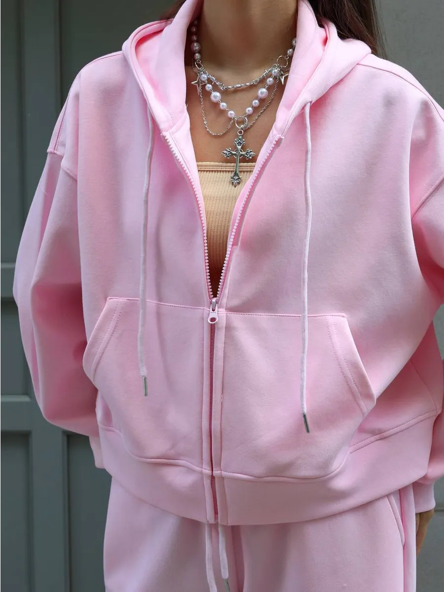 Women's 2 Piece Loungewear Set - đánh giá và giá Women'S Fashion Zip Hoodie